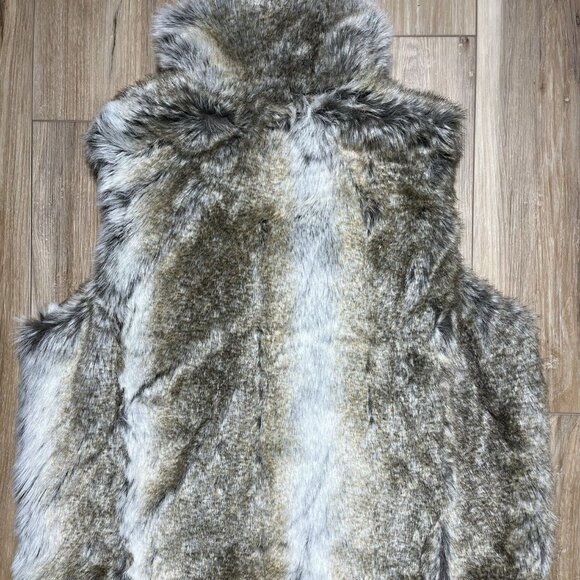 NWT Weatherproof Black Reversible Faux Fur Vest- Women Size Large - Picture 14 of 16